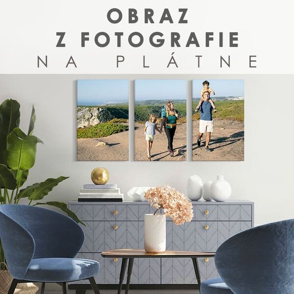 Obraz z fotografie - 3 DIELNY - 60x40 cm
