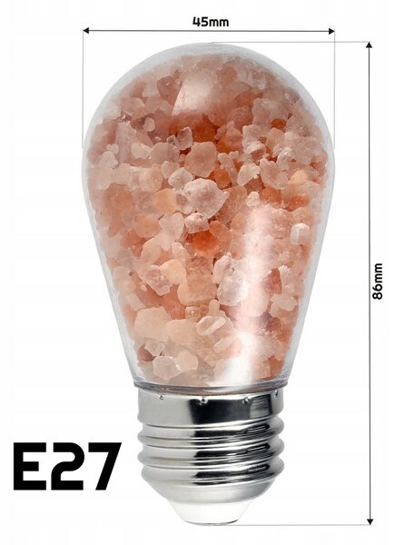 BERGE Soľná LED žiarovka E27-5W S14 - na girlande
