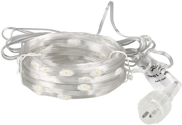 BERGE Svetelná reťaz záhradná girlanda 10m 100LED 230V + diaľkové ovládanie