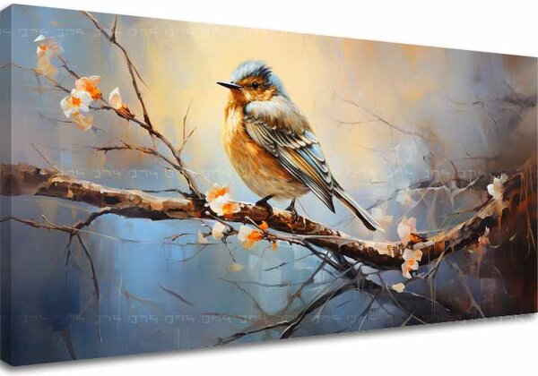 Obrazy vtáky Sonety Lásky - 40x80 cm