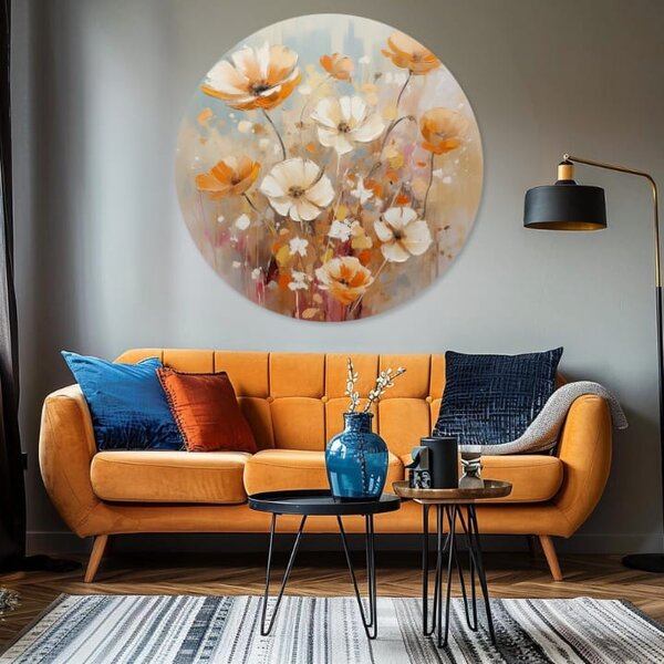 Okrúhle obrazy s akrylom Bezstarostný život | rôzne rozmery - 60 cm