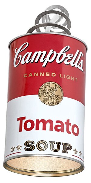 Nástenné Svietidlo Ingo Maurer, Canned Light, Červená, Obývacia izba, Kov, Dizajnový