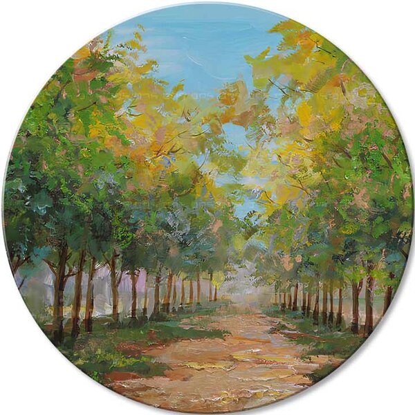 Okrúhly maľovaný obraz Inšpirácia | rôzne rozmery - 60 cm