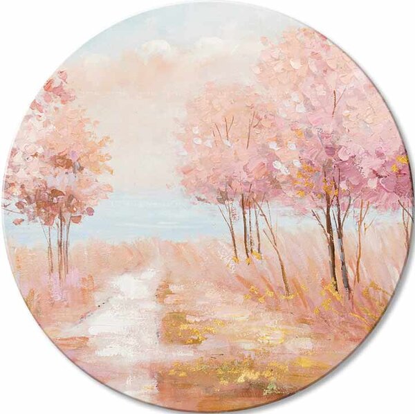 Okrúhly maľovaný obraz Vysnený život | rôzne rozmery - 60x60 cm