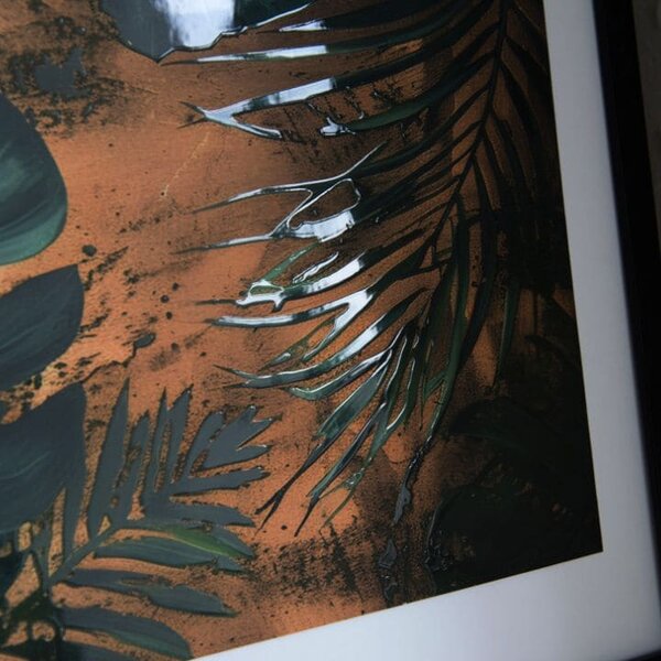 Plagát na stenu s EXTRA efektom - Midnight Jungle - 40x60 cm