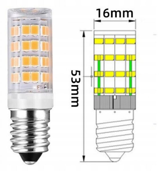 BERGE LED žiarovka Minicorn - E14 - 5W - 430 lm - teplá biela