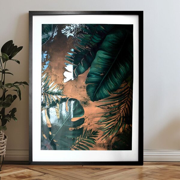 Plagát na stenu s EXTRA efektom - Midnight Jungle - 40x60 cm