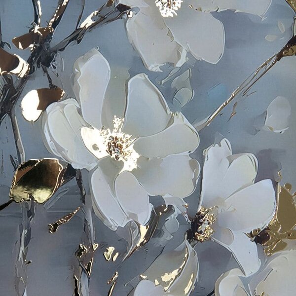 Plagát na stenu s EXTRA efektom - Nordic Bloom - 40x60 cm