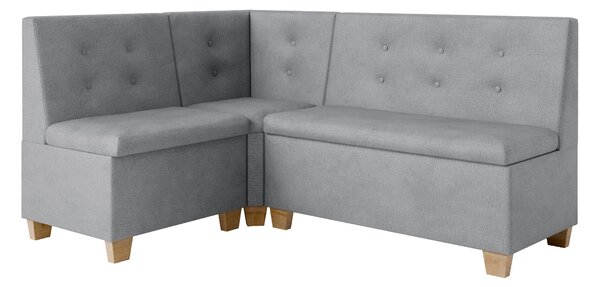 Rohová jedálenská lavica Barcelona - Kameleon Farba: Kameleon 04, Veľkosť: 130x170 cm, Farba nožičiek: Prírodné