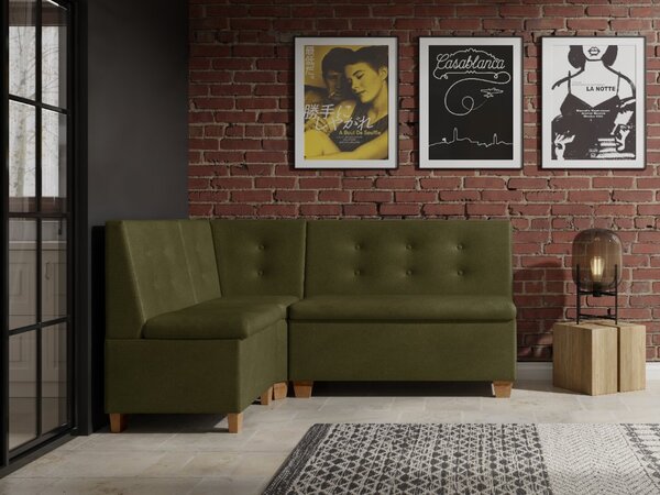 Rohová jedálenská lavica Barcelona - Kameleon Farba: Kameleon 04, Veľkosť: 130x170 cm, Farba nožičiek: Prírodné