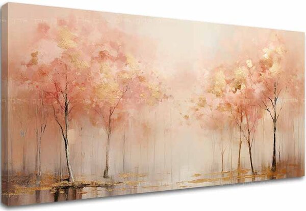 Štrukturovaný obraz Prechádzka pokojnou prírodou - PREMIUM ART | rôzne rozmery - 40x80 cm