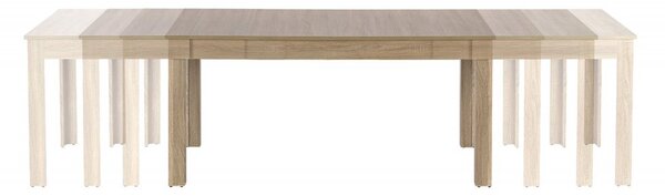 Halmar Rozkladací jedálenský stôl SEWERYN 160(300)x90 dub sonoma