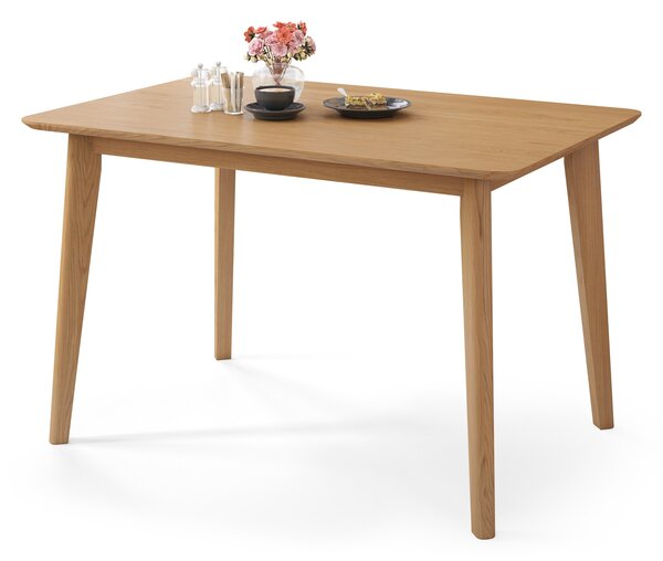 ROXY Prírodný dub, 120cm/80cm - kuchynský/jedálenský stôl RETRO - obdĺžnikový drevený stôl