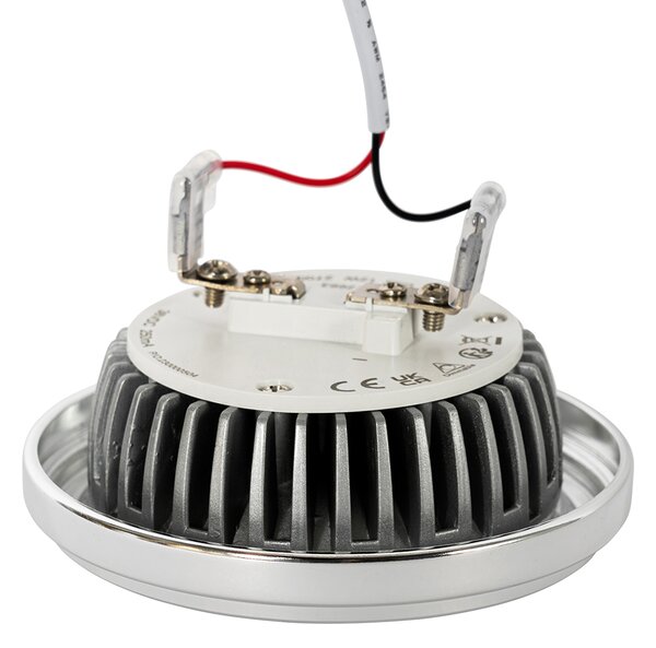 Sada 5 stmievateľných LED žiaroviek G53 AR111 12W 600lm 2700K