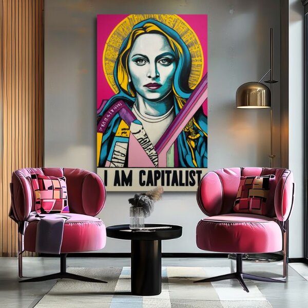 Madonna obraz na plátne - Popová revolúcia - 60x90 cm