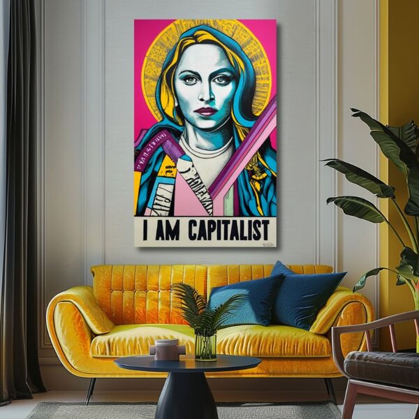 Madonna obraz na plátne - Popová revolúcia - 60x90 cm