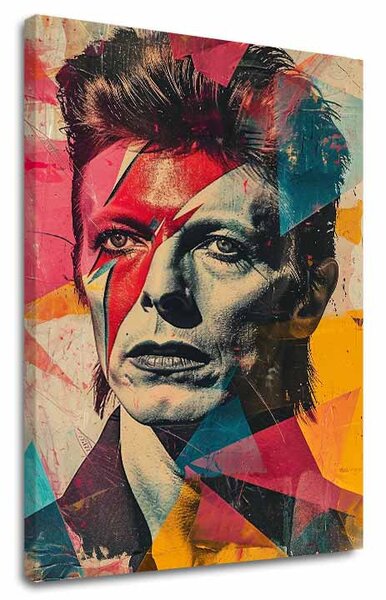 David Bowie obraz na plátne - Rebel s dušou umelca - 60x90 cm