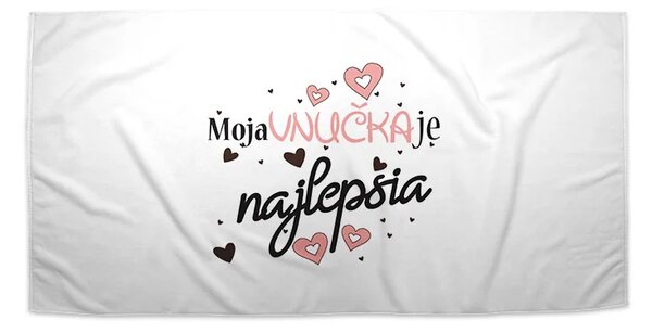 Sablio Uterák Moja vnučka je najlepšia - 30x50 cm
