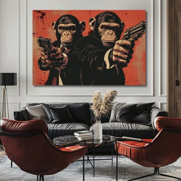 Monkey Gang - Obraz pre odvážny interiér - 60x90 cm