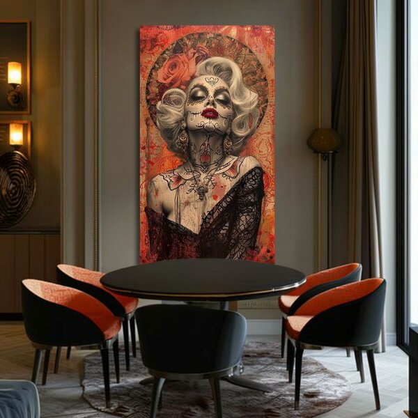 Marilyn Monroe obraz na plátne - Mystická krása - 50x100 cm