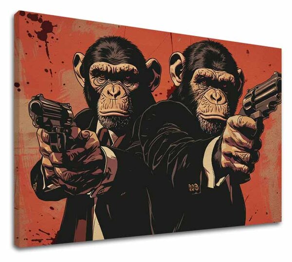 Monkey Gang - Obraz pre odvážny interiér - 60x90 cm