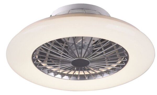 R62522187 TRIO RL STRALSUND stropné LED svietidlo s ventilátorom 30W 3000lm 3000-6500K IP20 biela s diaľkovým ovládaním