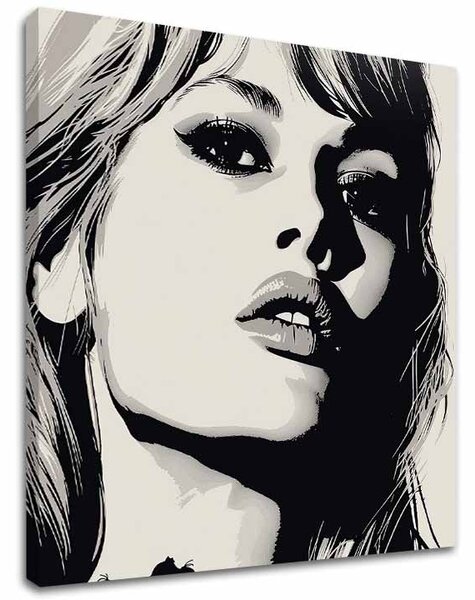 Obraz Brigitte Bardot - Elegancia 60. rokov - 60x60 cm