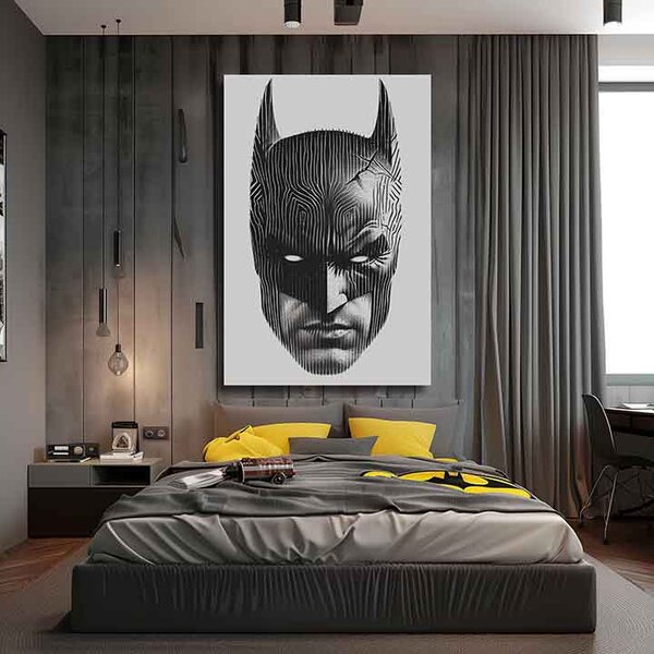 Obraz Batman: Hlava spravodlivosti | Talianske plátno - 60x90 cm