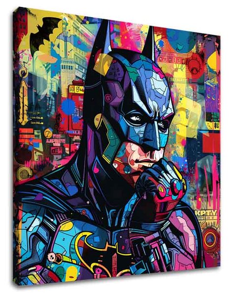 Obraz Batman: Grafická ikona | Talianske plátno - 50x50 cm