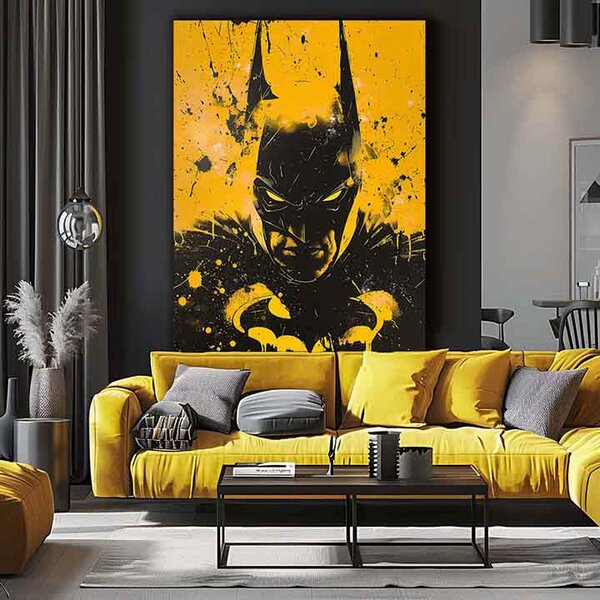 Obraz Dark Knight na plátne | dokončené rukou umelca - 40x50 cm