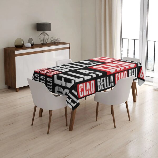 Sablio Obrus La Casa de Papel Professor or Bella Ciao motív 2 - 90x90 cm