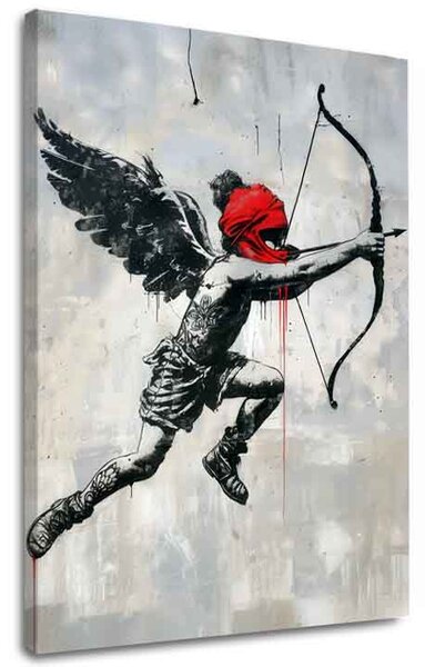 Obraz Cupid's Aim na plátne | dokončené rukou umelca - 40x50 cm