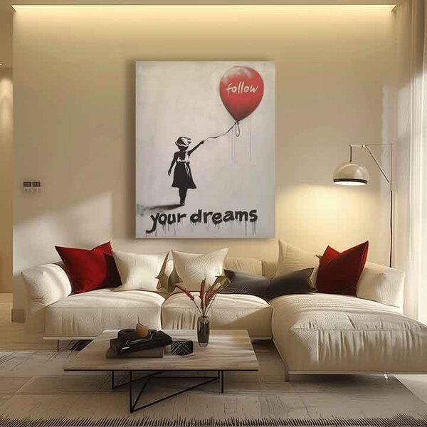 Obraz Follow Your Dreams | Talianske plátno - 40x50 cm