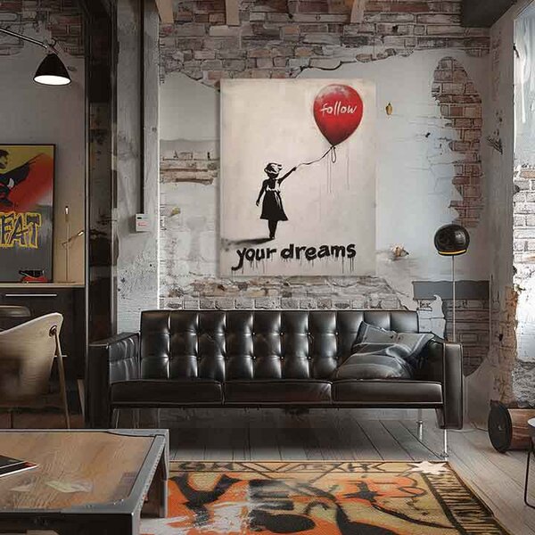 Obraz Follow Your Dreams | Talianske plátno - 40x50 cm