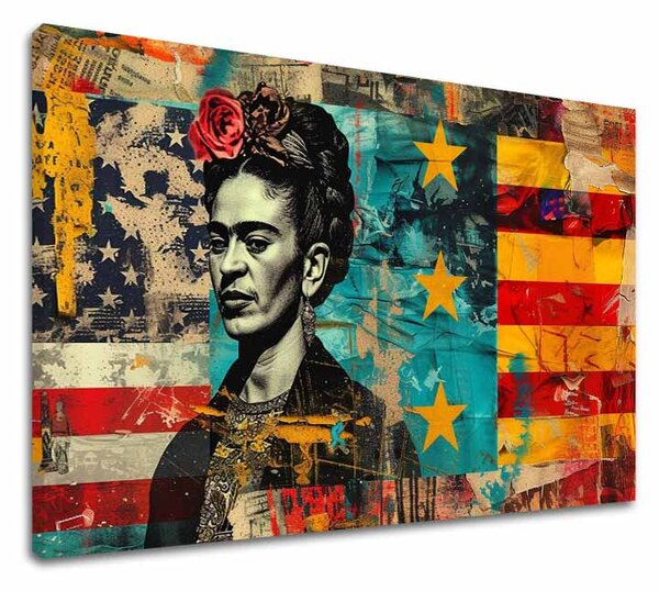 Obraz Frida Kahlo - Kultúrny odkaz | dokončené rukou umelca - 90x60 cm