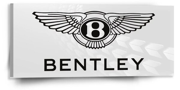 Sablio Obraz Bentley na bielej - 110x50 cm