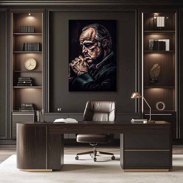 Obraz Godfather: Moc a rešpekt | Talianske plátno - 60x90 cm