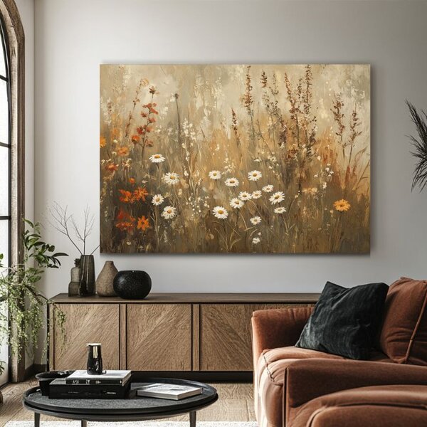 Obraz harmónia rustikálnej elegancie | dokončené rukou umelca - 40x60 cm