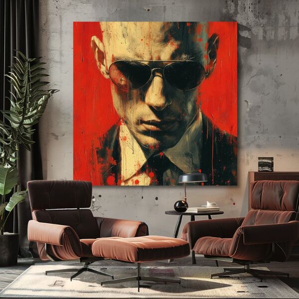 Obraz Hitman - Zmysel pre detail | dokončené rukou umelca - 60x60 cm