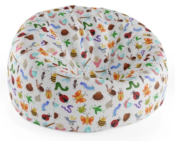 Sablio Sedací vak Cocoon Hmyz - 75 x 45 x 35 cm