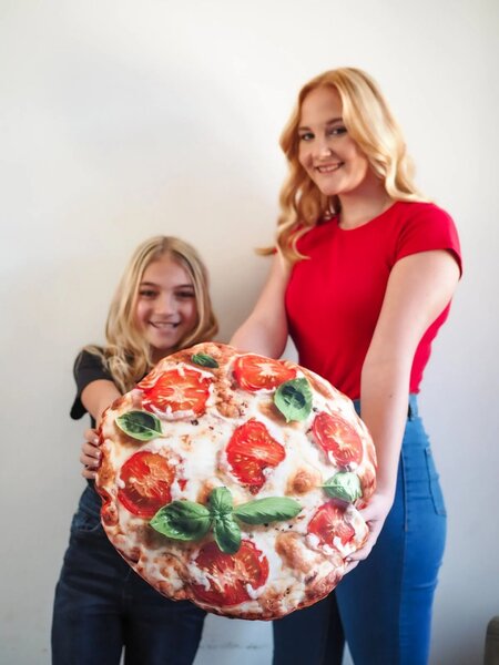 Sablio 3D vankúš Pizza 50×50cm