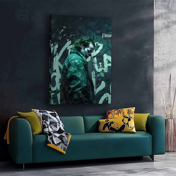 Obraz Joker: Vuitton štýl | Talianske plátno - 60x90 cm