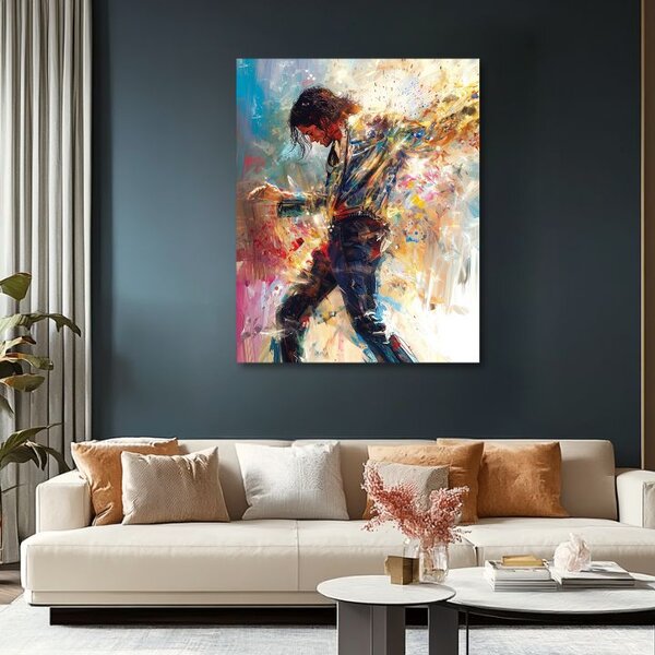 Obraz Michael Jackson - Tanečná energia | dokončené rukou umelca - 60x90 cm
