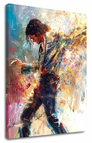 Obraz Michael Jackson - Tanečná energia | dokončené rukou umelca - 60x90 cm