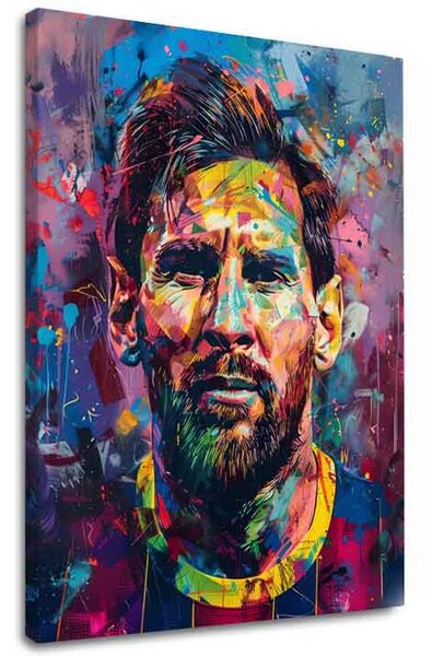 Obraz Messi Vibes na plátne | dokončené rukou umelca - 40x50 cm