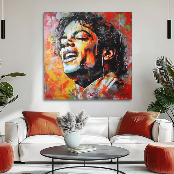 Obraz Michael Jackson - Hlas generácií | dokončené rukou umelca - 60x60 cm