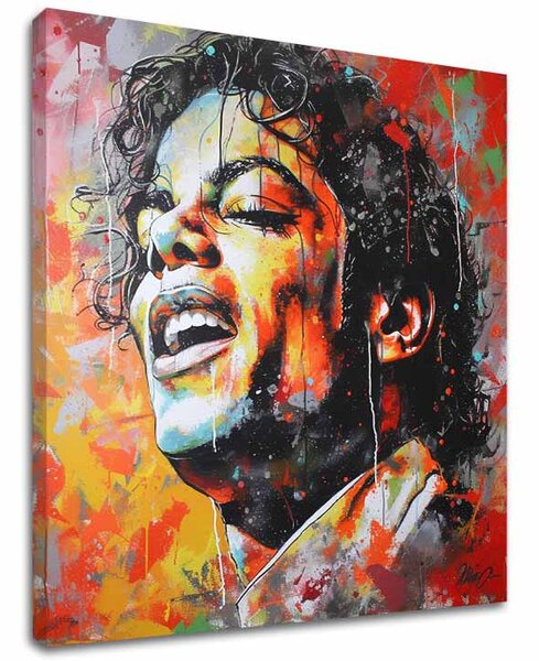 Obraz Michael Jackson - Hlas generácií | dokončené rukou umelca - 60x60 cm