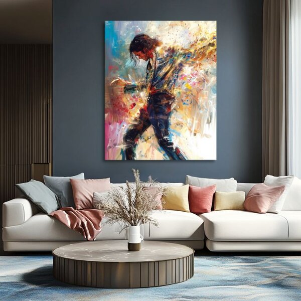 Obraz Michael Jackson - Tanečná energia | dokončené rukou umelca - 60x90 cm