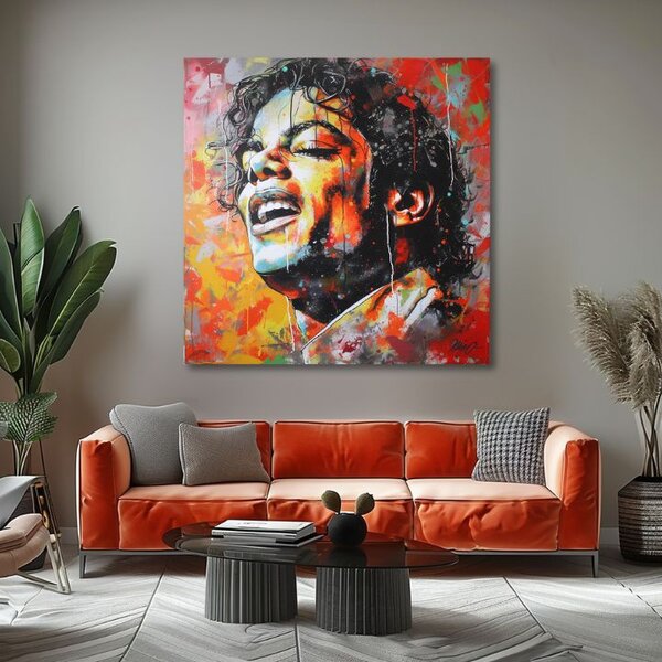 Obraz Michael Jackson - Hlas generácií | dokončené rukou umelca - 60x60 cm