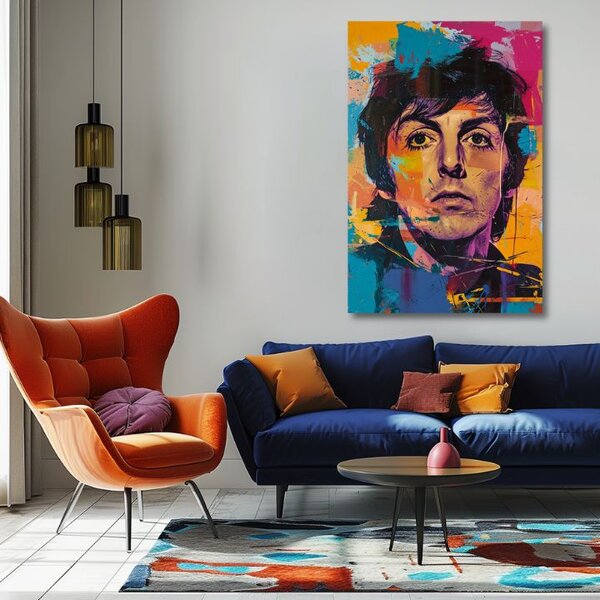 Obraz Paul McCartney - Beatlesovský génius | dokončené rukou umelca - 60x90 cm